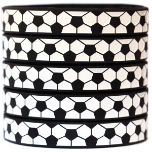 5 of Soccer Ball Wristbands