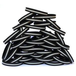 50 of Thin Gray Line Wristbands 50 of Thin Gray Line Wristbands