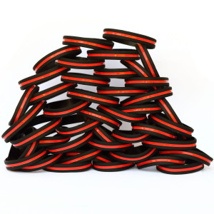 100 of Thin Red Line Wristbands 100 of Thin Red Line Wristbands