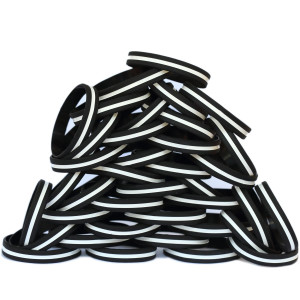 100 of Thin White Line on Blue Wristbands 100 of Thin White Line on Blue Wristbands
