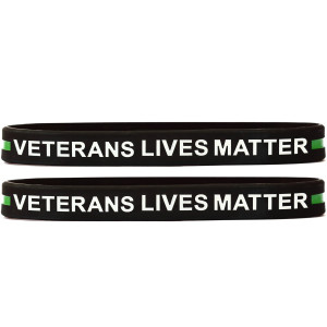 2 of Veterans Lives Matter Wristbands