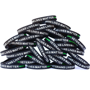 50 of Veterans Lives Matter Wristbands 50 of Veterans Lives Matter Wristbands