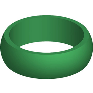 Green Silicone Ring - 9mm Wide