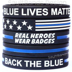 Custom Debossed Color Filled Thin Line Wristbands