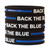 5 of Back the Blue Wristbands