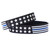 2 of Bold Flag Blue Line Wristbands