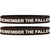 2 of Bold Letter Remember the Fallen Wristbands