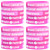 20 of Breast Cancer Awareness Wristbands
