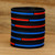3 of Combined Red and Blue Line Wristbands