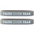 2 of Faith Over Fear Wristbands