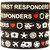 5 of First Responders Wristbands