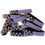10 of Flag Thin Blue Line Wristbands