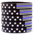 5 of Flag Thin Blue Line Wristbands