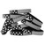 20 of Flag Thin Gray Line Wristbands