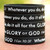 5 of Do it All for the Glory of God I Corinthians 10:31 Wristbands