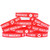 10 of Heart Health Awareness Wristbands