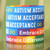 10 of Infinity Sign Rainbow Autism Acceptance Wristbands