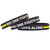 3 of No One Fights Alone Thin Yellow Line Wristbands