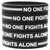 5 of No One Fights Along Gray Line Wristbands