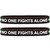 2 of No One Fights Along Green Line Wristbands