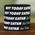2 of Not Today Satan Wristbands