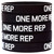 5 of One More Rep Wristbands