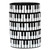 5 of Piano Key Musical Design Wristbands