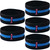 5 of Pink Ribbon Bracelets Thin Blue Line Wristbands