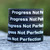 10 of Progress Not Perfection Wristbands