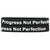 2 of Progress Not Perfection Wristbands