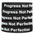 5 of Progress Not Perfection Wristbands
