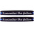 2 of Remember the Fallen Thin Blue Line Wristbands
