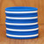 100 of Thin White Line on Blue Wristbands