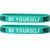 2 of Be Bold Be Loving Be Unique Be Yourself Silicone Wristbands