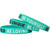 3 of Be Bold Be Loving Be Unique Be Yourself Silicone Wristbands
