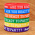 Custom Debossed Color Filled Wristbands