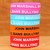 Custom Debossed Color Filled Wristbands