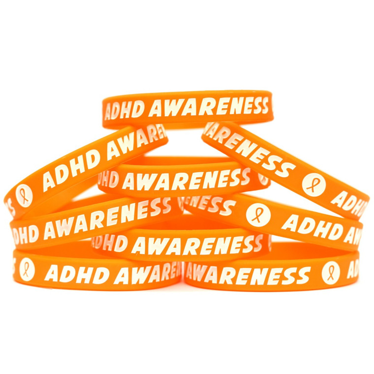 10 of ADHD Awareness Wristbands