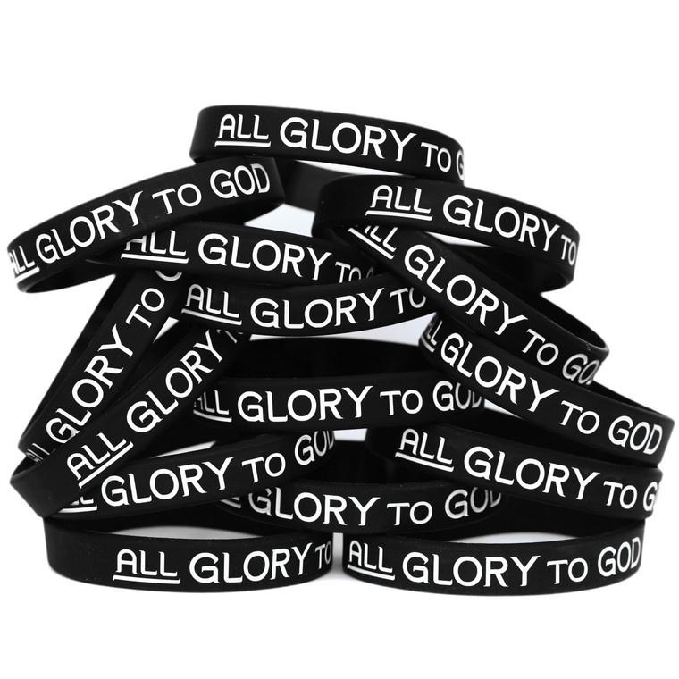 15 of All Glory to God Wristbands
