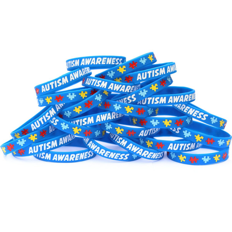 25 of Autism Awareness Wristbands