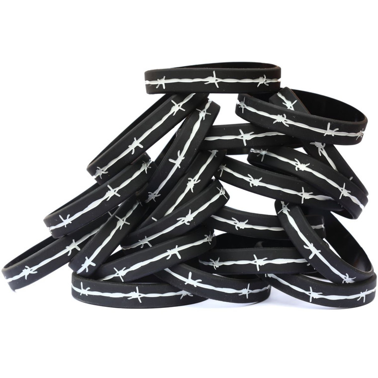 20 of Barbed Wire Wristbands