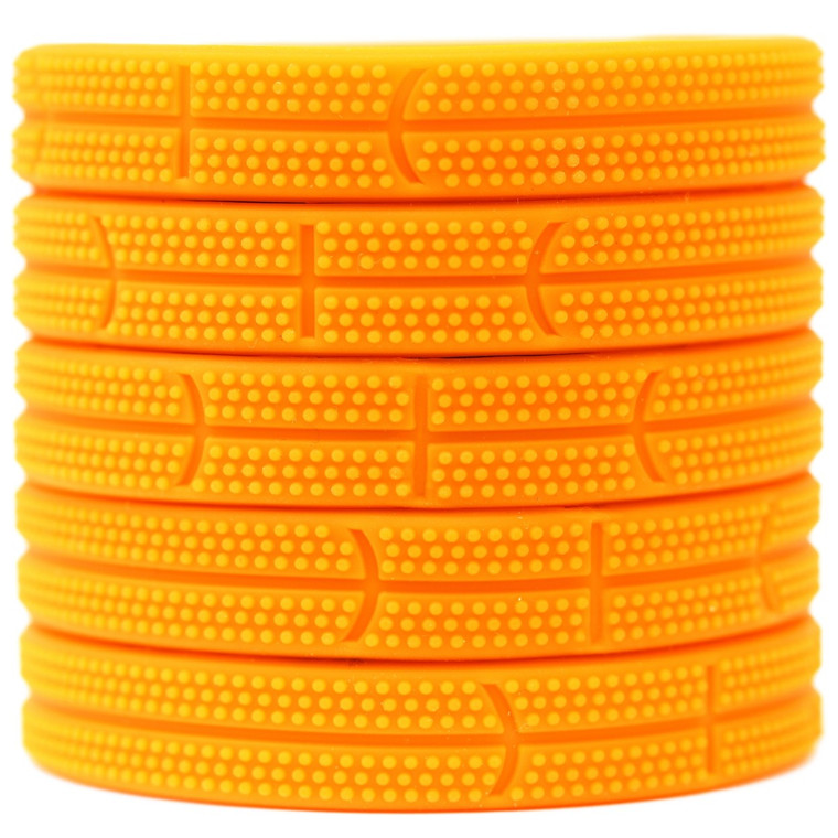 5 of Basketball Wristbands