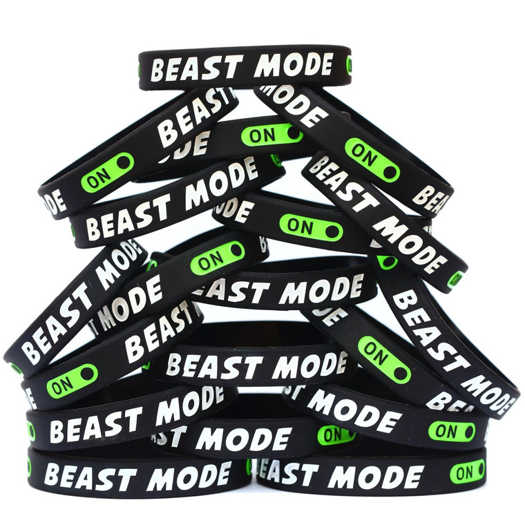 20 of Beast Mode Wristbands