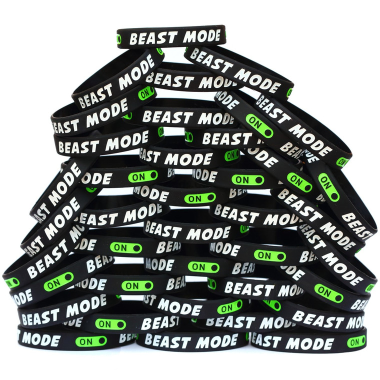 40 of Beast Mode Wristbands