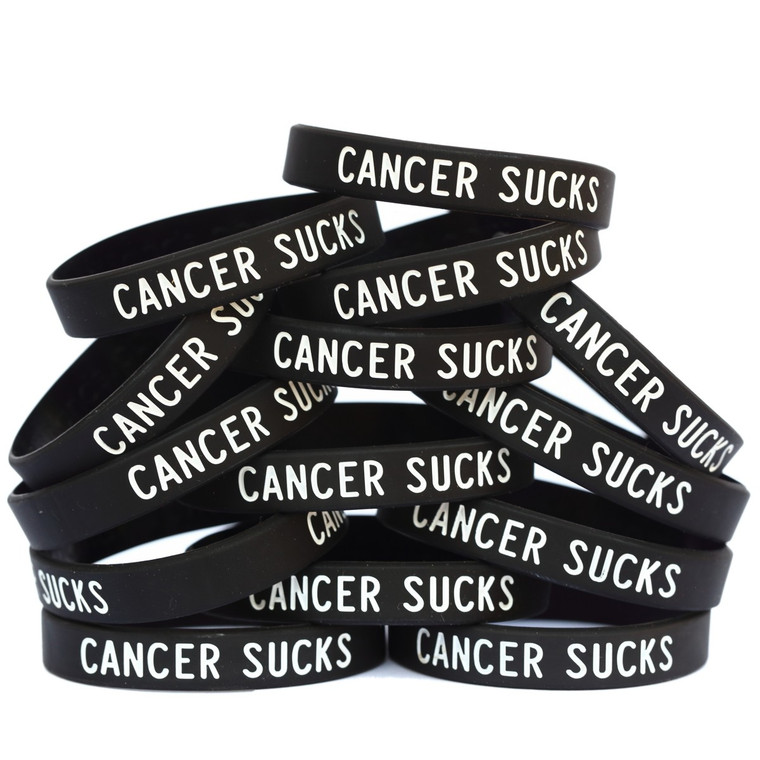15 of Cancer Sucks Wristbands