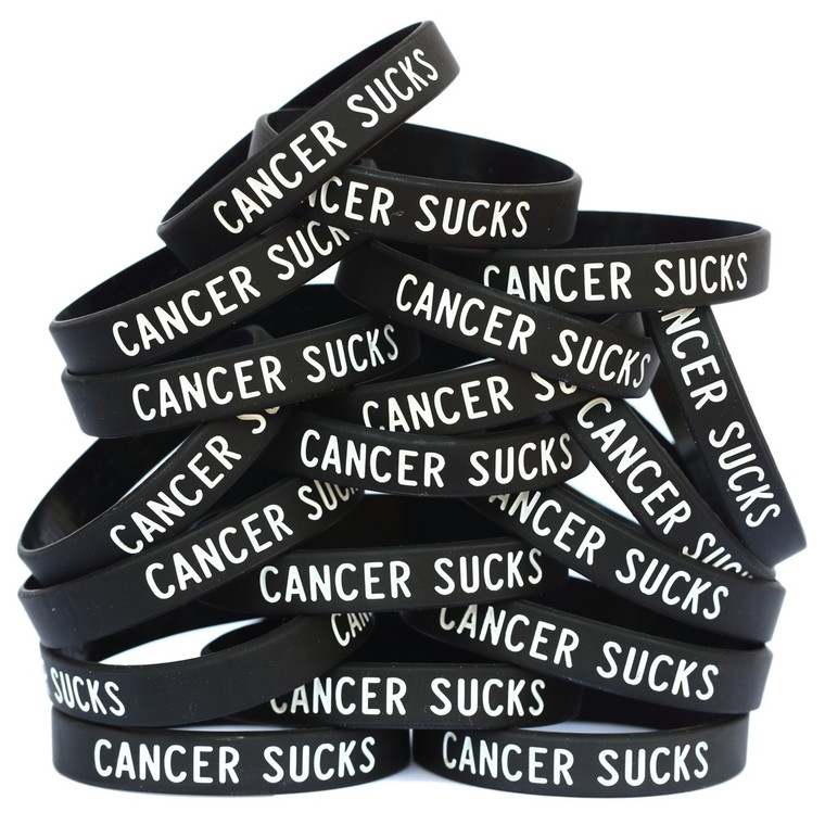 20 of Cancer Sucks Wristbands