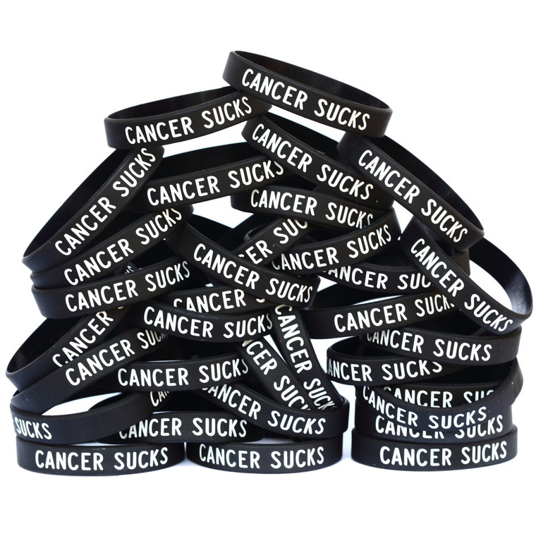 30 of Cancer Sucks Wristbands