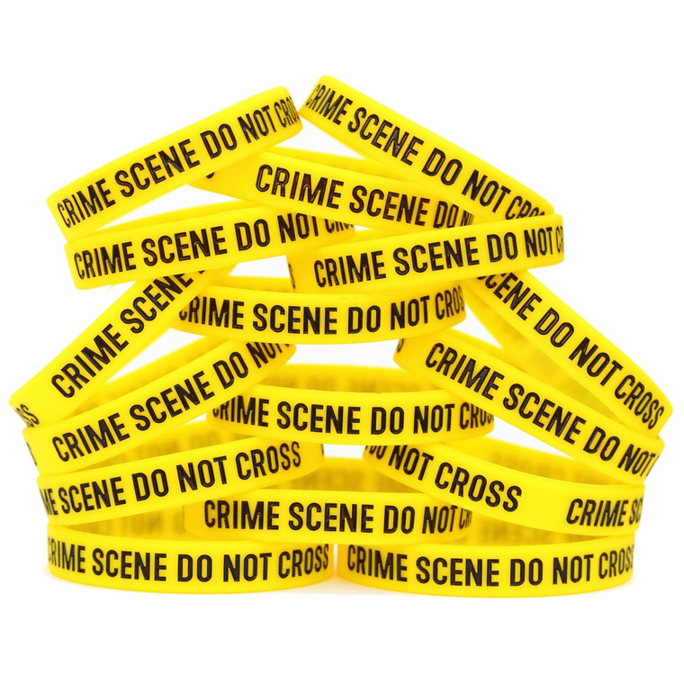 15 of Crime Scene Wristbands
