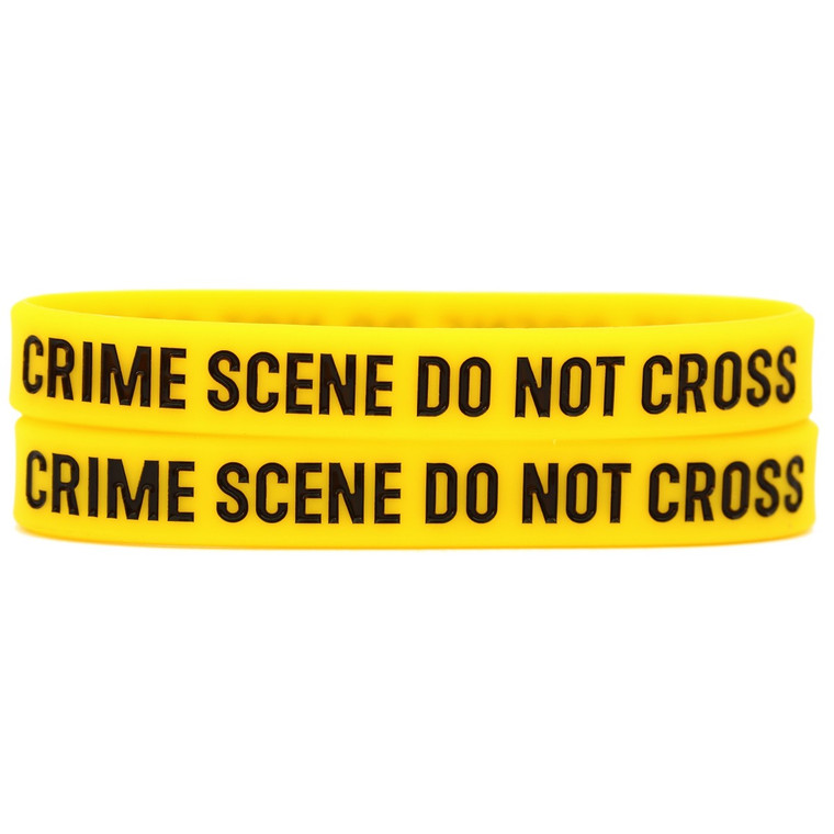 2 of Crime Scene Wristbands