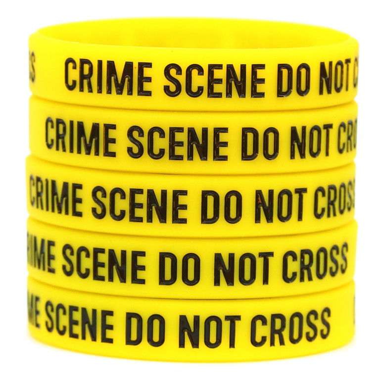 5 of Crime Scene Wristbands